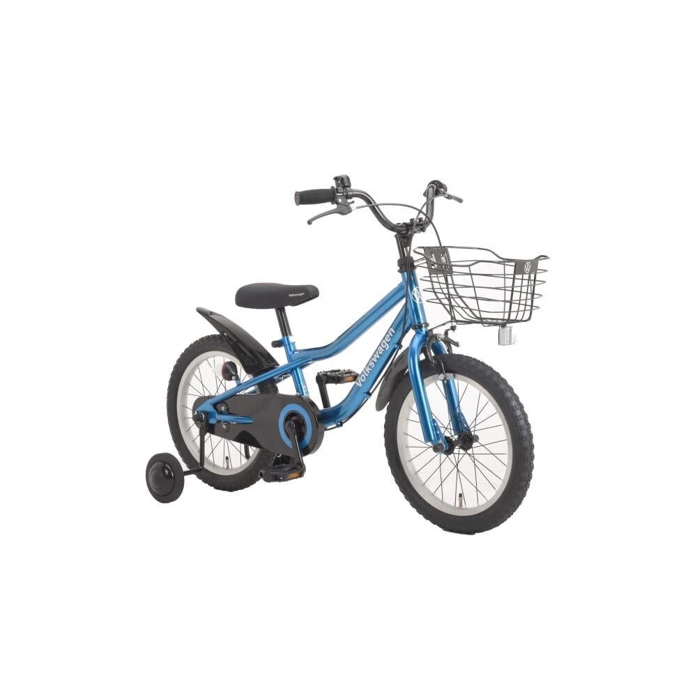 子供用自転車 16インチ スカイブルー 16インチ 身長95～110cm 子供用自転車 フォルクスワーゲン BMX（ブルー