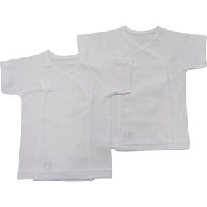 日本製 フライス無地短肌着 2枚組 ベビーザらス限定