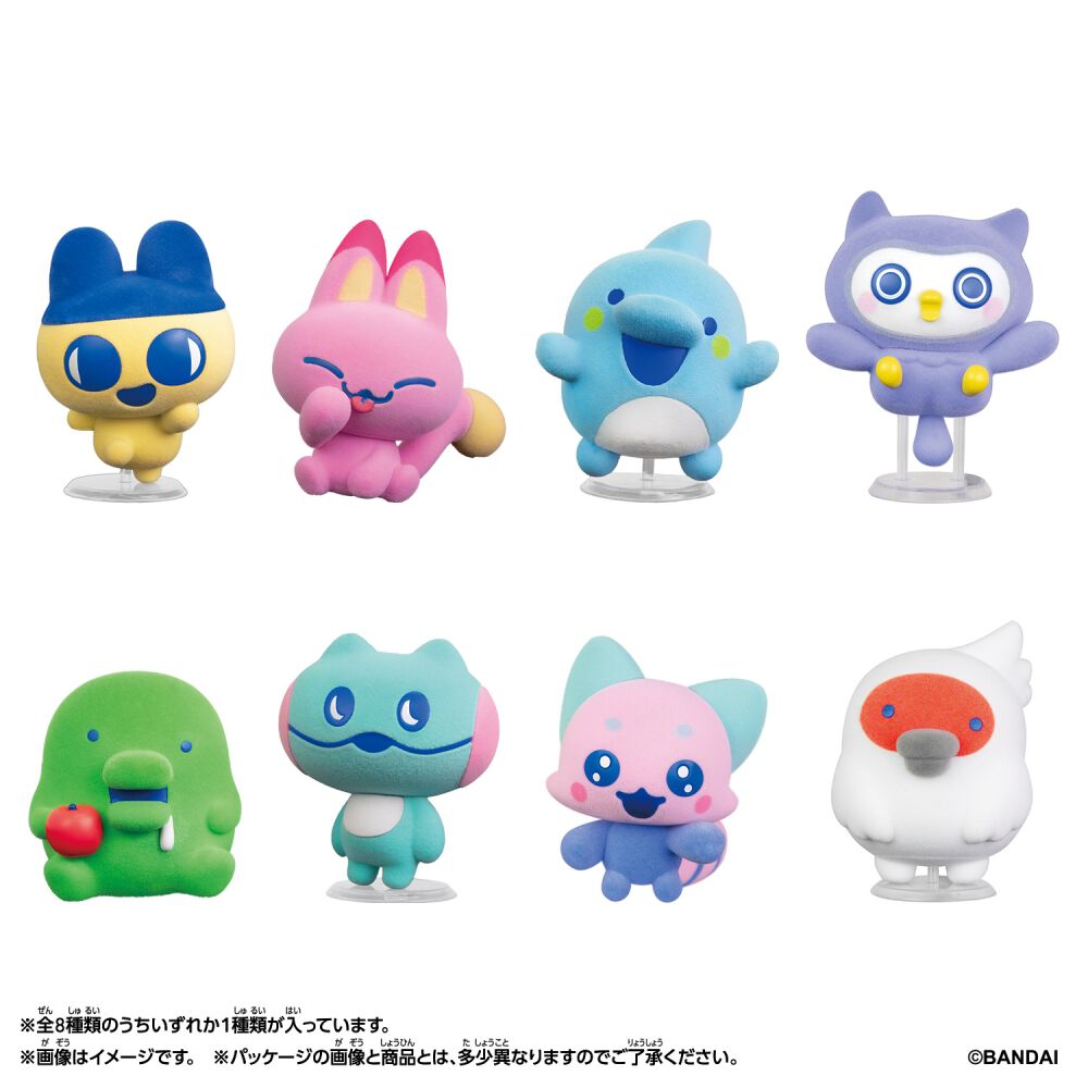 予約受付商品】Tamagotchi Flocked Figure たまごっち【種類ランダム