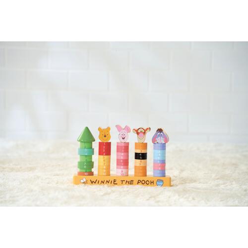 DISNEY HELLO! WOODEN WORLD くまのプーさん 森の数かぞえリング トイザらス限定