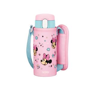 真空断熱ストローボトル410ml ミニー ピンクブルー｜サーモス 水筒 キッズ