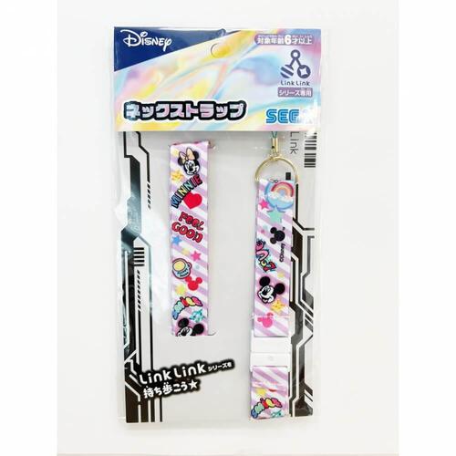 LinkLinkシリーズ専用ネックストラップ ディズニーキャラクター 