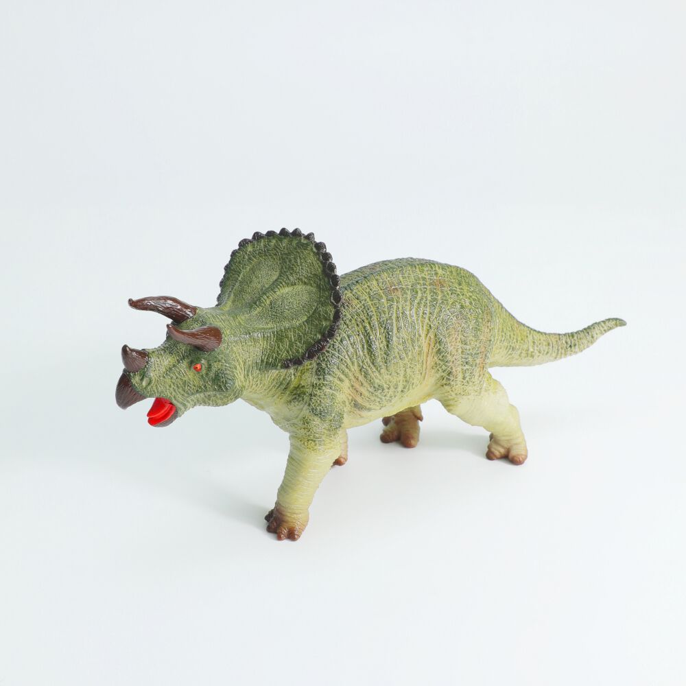ソフトフィギュアダイナソー トリケラトプス クリスマスプレゼント 3歳