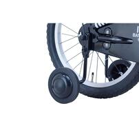 18インチ 身長108～123cm 子供用自転車 デュエル（ブラック／ホワイト）補助輪付き自転車 超極太フレーム 泥除け 男の子 かっこいい トイザらス限定
