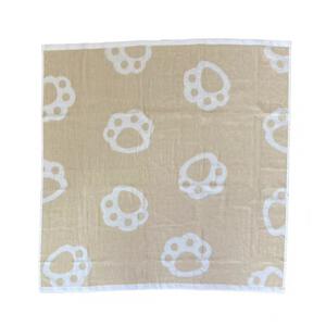 正方形湯上りタオル あしあと柄 ベビーザらス限定