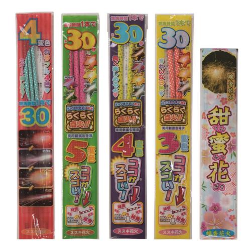 6人で15分遊べる 手持ち花火＆噴出しセットＬ大ボリューム【オンライン限定】手持ち花火セット 花火詰め合わせ【メーカー直送】