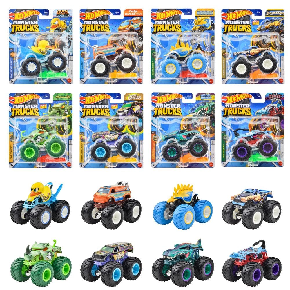 ホットウィール モンスタートラック 1/64 アソート FYJ44-984E【種類