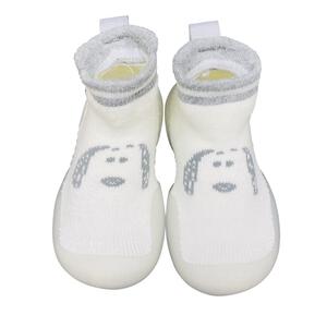 SNOOPY スヌーピー ソックスシューズ(ホワイト×11cm)