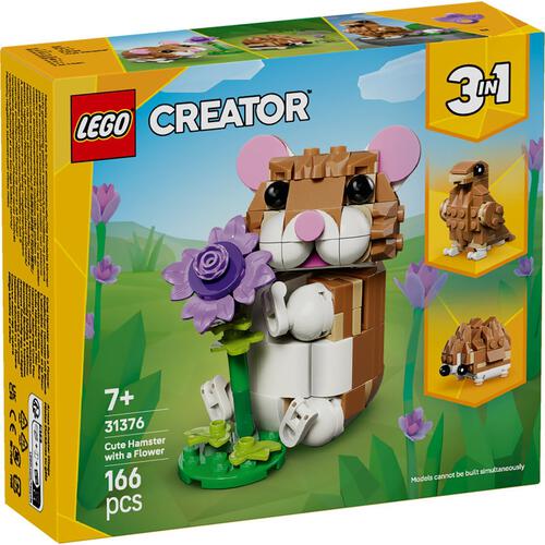 レゴ LEGO クリエイター お花だいすき ちびっこハムちゃん 31376｜おもちゃ 玩具 誕生日 プレゼント ブロック 7歳 8歳 9歳