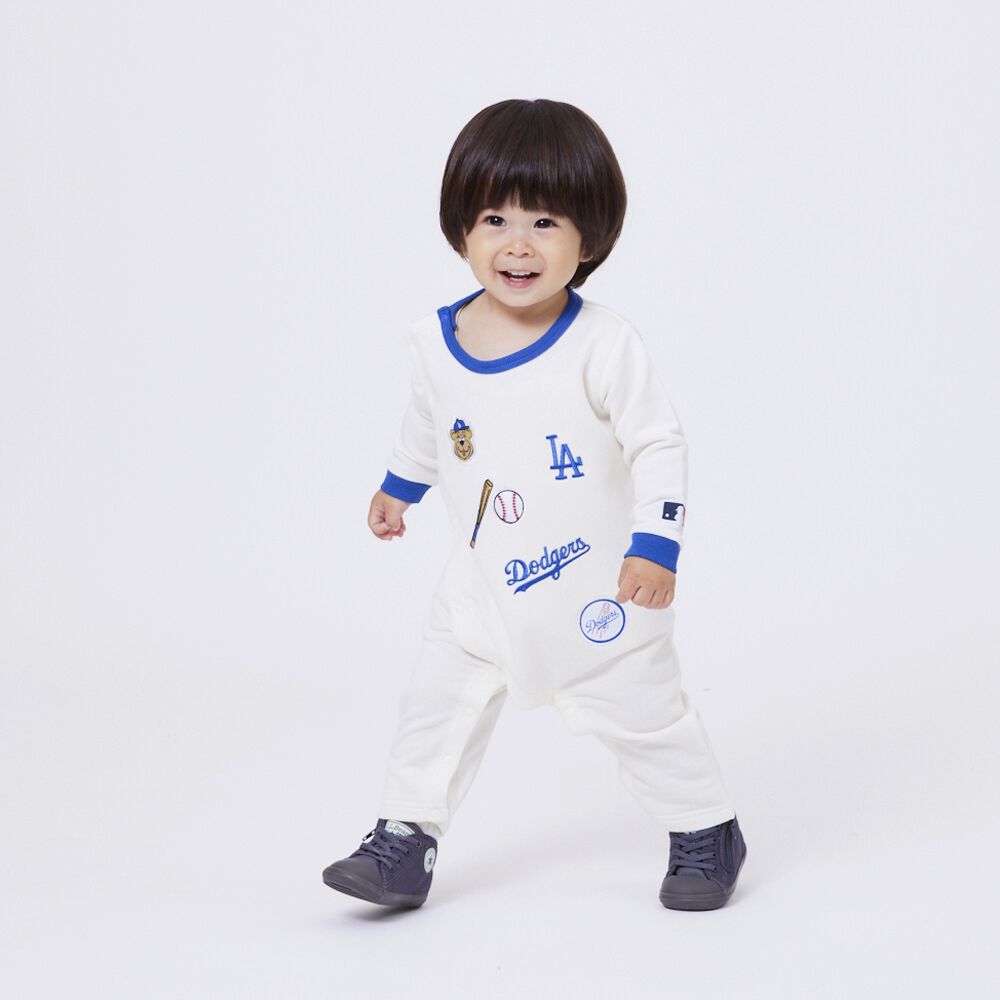 ブラックフライデー第2弾】MLB ロンパース ドジャース オフホワイト