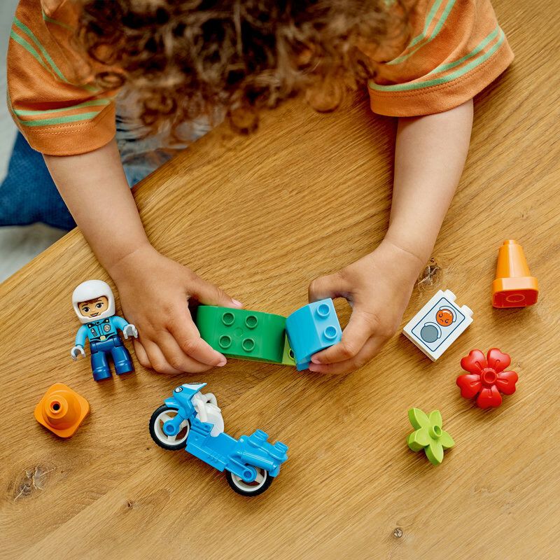 オンライン限定価格】レゴ LEGO デュプロ 青いポリスバイク 10471