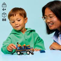 レゴ LEGO シティ バイク輸送車 60491｜おもちゃ 玩具 誕生日 プレゼント ブロック 4歳 5歳 6歳