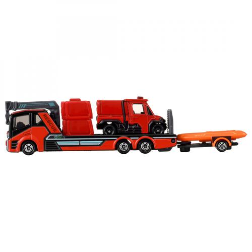 【予約受付商品】トミカ No.132 モリタ 小型オフロード消防車 レッドレディバグ ＆ 搬送車【出荷予定日：2026年6月20日】