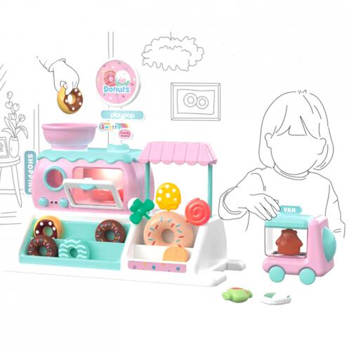 楽しいお店やさん♪ ミニドーナツ屋さん トイザらス限定 クリスマスプレゼント 3歳 4歳 5歳