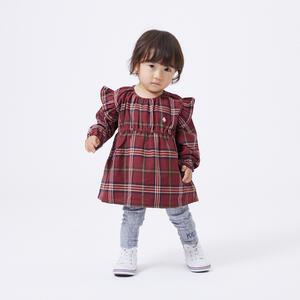 POLO BCS レギンス付フリルロンパース レッド×70cm ベビーザらス限定