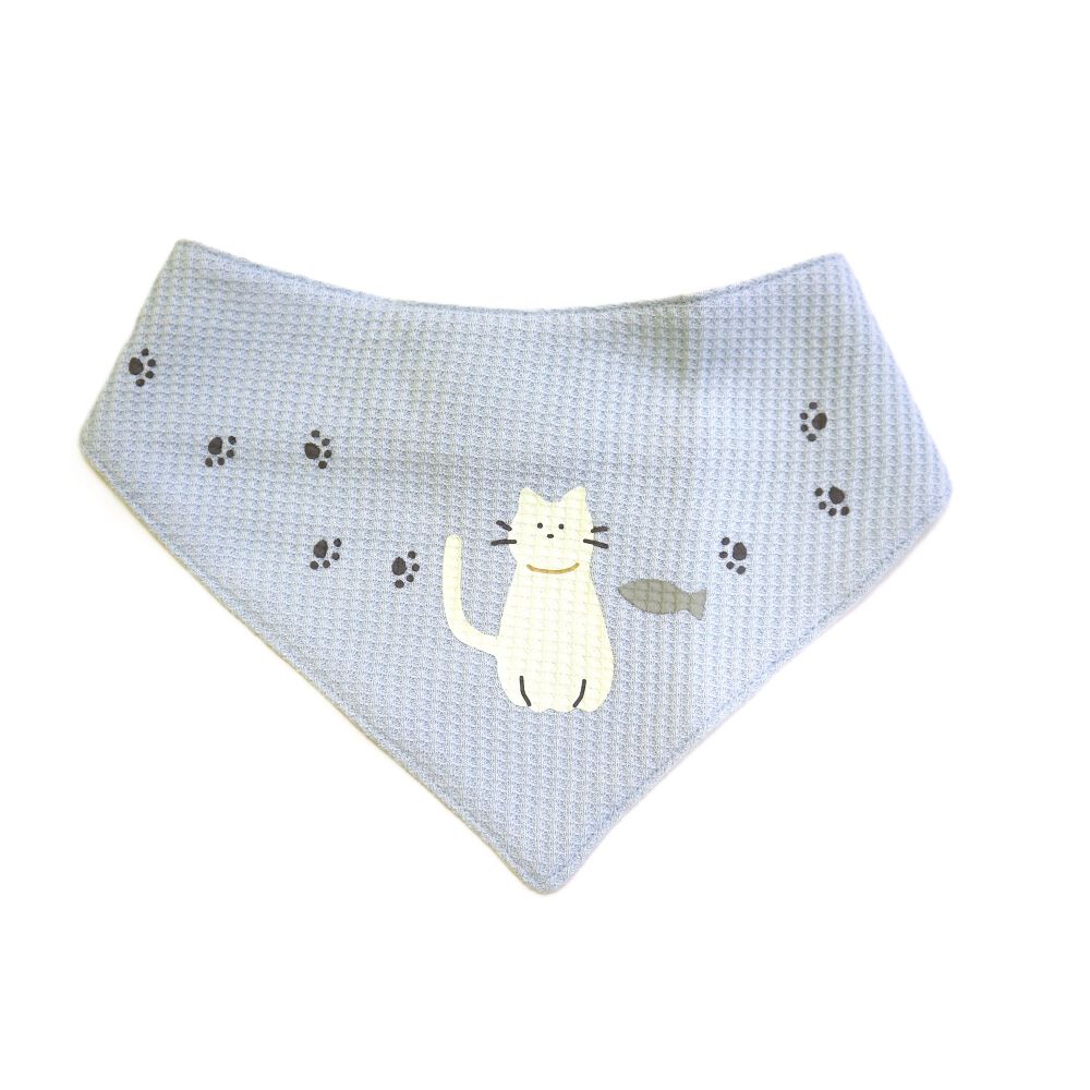 ベビー×ペットコレクション】スタイ 3枚組 ネコ バンダナ型
