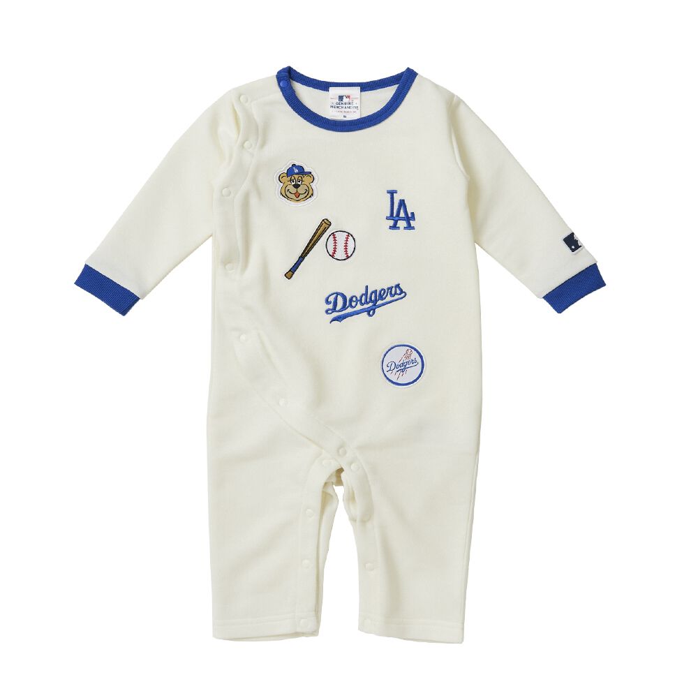 MLB ロンパース ドジャース オフホワイト×70cm ベビーザらス限定