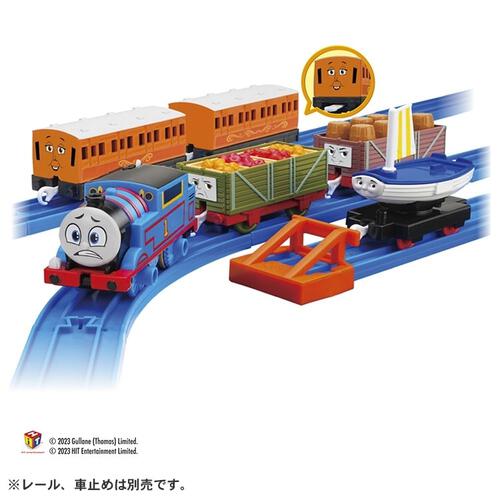 アシマ・ニア・ロレンツ＆ベッペ☆プラレール トーマス 荒々しい