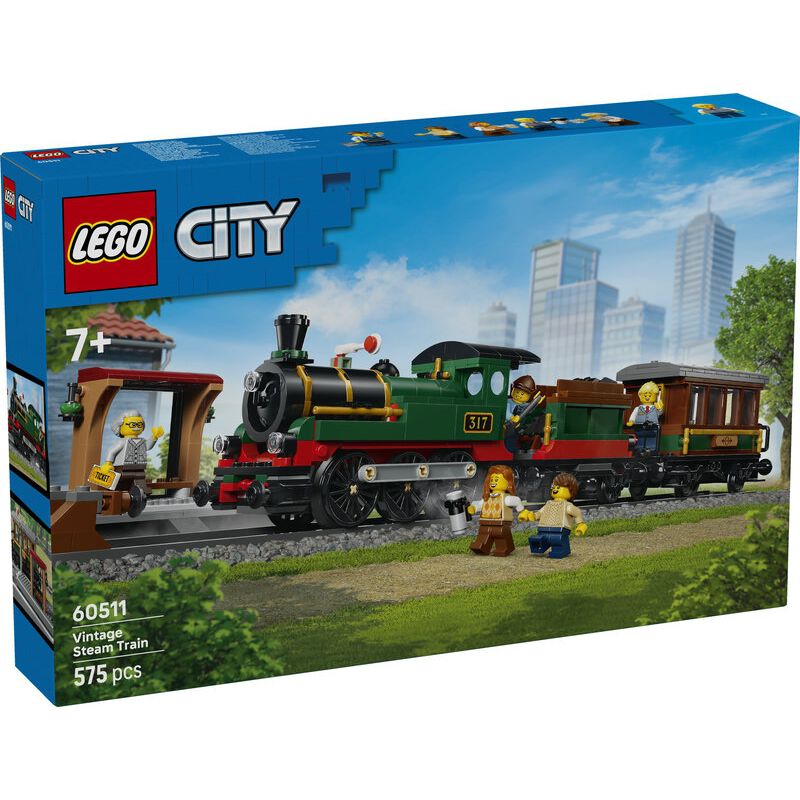 2026年6月1日発売】レゴ LEGO シティ ビンテージな蒸気機関車 おもちゃ