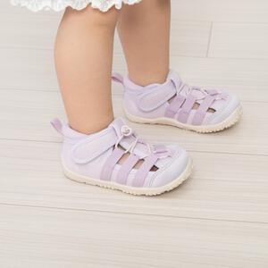 メッシュ アクアシューズ 水抜けタイプ ピンクパープル 14.0cm