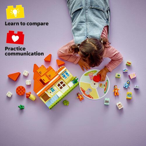 【オンライン限定価格】レゴ(LEGO) ブルーイ 10459 ブルーイのおうちとメモリーゲーム