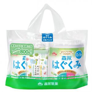森永はぐくみ 800g×2缶セット 赤ちゃんの手・口ふき付 ベビーザらス限定