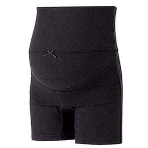 あたたかい 骨盤サポート妊婦帯パンツ(ブラック×M)