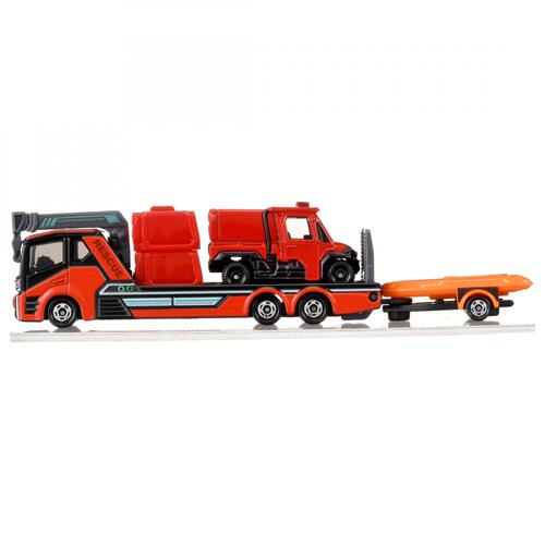 【予約受付商品】トミカ No.132 モリタ 小型オフロード消防車 レッドレディバグ ＆ 搬送車【出荷予定日：2026年6月20日】