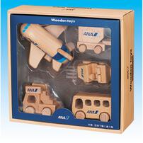 木製ひこうきセットANA