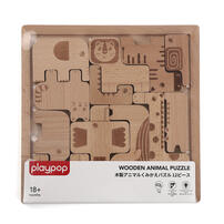 木製アニマルくみかえパズル 12ピース トイザらス限定 ギフト 誕生日 プレゼント&nbsp; 2歳 3歳 4歳