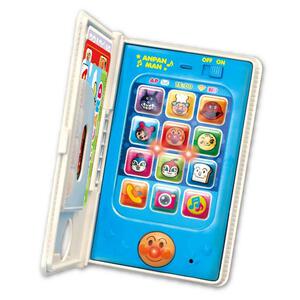 【オンライン限定価格*】もしもしするとおへんじくるよ アンパンマン手帳型スマートフォン