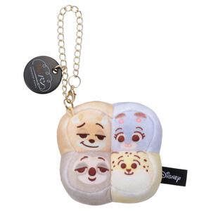 ディズニーキャラクター Nuiパン チェーンストラップマスコット ちぎりパン ニック・ジュディ・フラッシュ・クロウハウザー クリスマスプレゼント 6歳 7歳 8歳