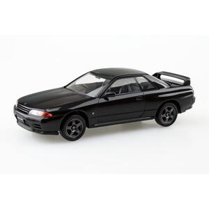 楽プラ スナップキット 1/32 ニッサン R32スカイライン GT-R(ブラックパールメタリック) プラモデル