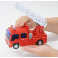 ミニサウンド 緊急車両セット 3台セット フリクション走行 パトライト パトカー 救急車 消防車 標識セット付 トイザらス限定  3歳 4歳 5歳