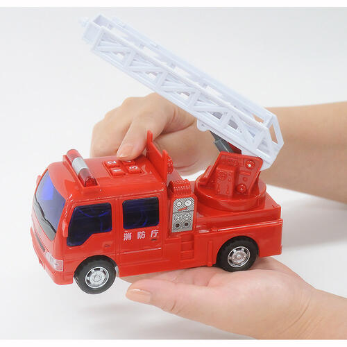 ミニサウンド 緊急車両セット 3台セット フリクション走行 パトライト パトカー 救急車 消防車 標識セット付 トイザらス限定  3歳 4歳 5歳