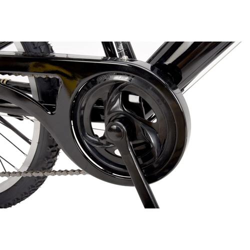22インチ 身長115～140cm 子供用自転車 フォルクスワーゲン MTB（ブラック）Volkswagen 男の子 外装6段 大型バスケット 鍵 LEDライト スチールフレーム 黒 トイザらス限定 7歳 8歳 9歳
