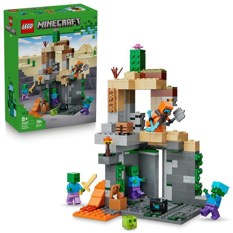 マイクラ　グッズ　8個セット　まとめ オンライン限定価格】レゴ LEGO マインクラフト ゾンビダンジョン