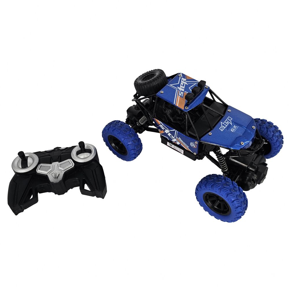 RC 1:18 ビッグホイールクローラー ブルー トイザらス限定 ラジオ