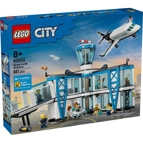 レゴ LEGO シティ 空港ターミナルと飛行機 60502｜おもちゃ 玩具 誕生日 プレゼント ブロック 8歳 9歳 10歳