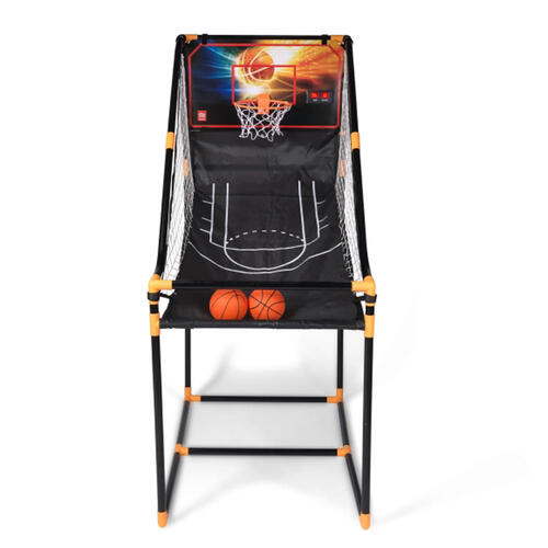 プレイポップスポーツ アーケード バスケットゲーム 室内 デジタルスコア搭載 子供用 ボール付き 組立式 バスケットゴール バスケットボールゲーム シュート練習 トイザらス限定 クリスマスプレゼント 6歳 7歳 8歳