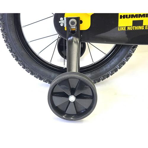 18インチ 身長105cm～ 子供用自転車 ハマーキッズ 18-HY（イエロー）5歳 6歳 補助輪付き自転車 男の子 黒 おしゃれ かっこいい トイザらス限定