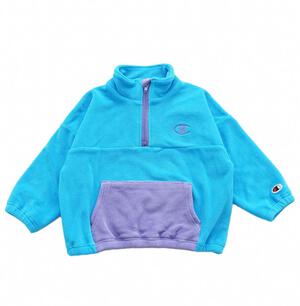 【Champion】長袖プルオーバー ブルー×100cm ベビーザらス限定