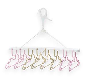 dear BABY ディアベビー ベビー＆キッズ用折り畳める8連ハンガー ベビーザらス限定