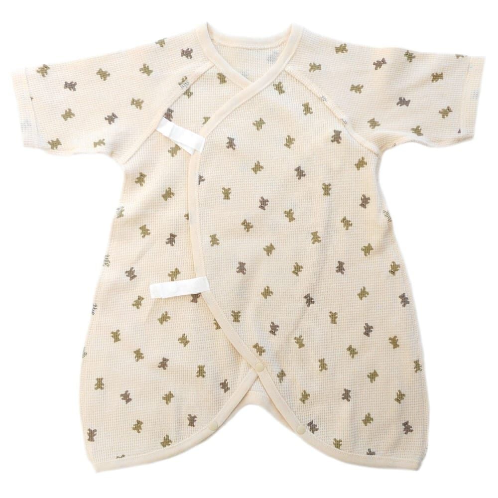 オーガニック 新生児肌着5枚組 くま(ナチュラル×50-60cm) ベビーザらス