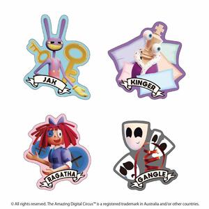 アメイジングデジタルサーカス ダイカットステッカーB