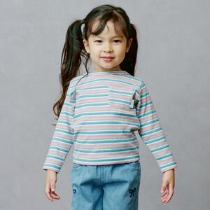 sophitica ワッフル長袖 デイリーTシャツ サックス&times;80cm