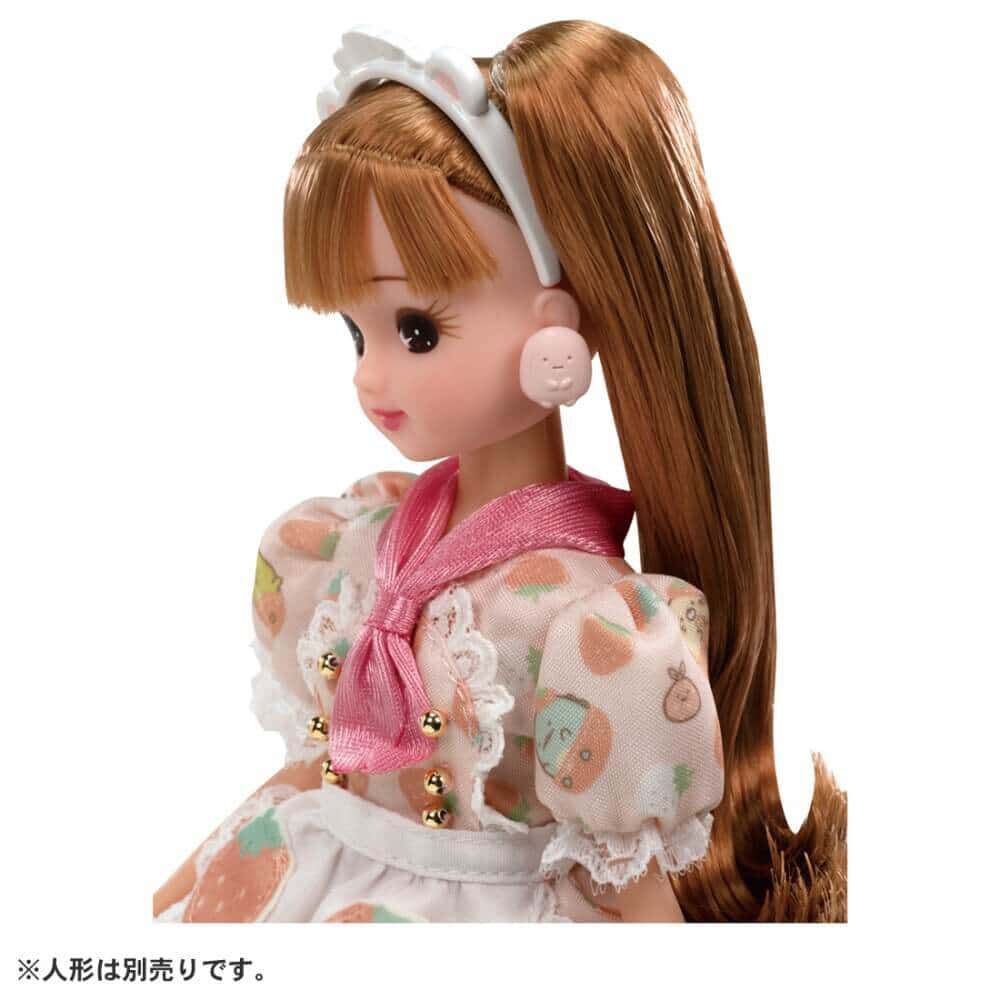 ★ブライスアウトフィット★Used outfit★恋日★恋に日曜日はないの★ブライス★Blythe★有名作家様★orange★ 恋に日曜日はないの エプロンドレスとリボンのセット ブライス・リカ