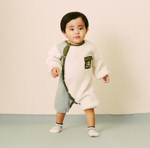Champion チャンピオン 長袖ミニオール ナチュラル×70-80cmベビーザらス限定