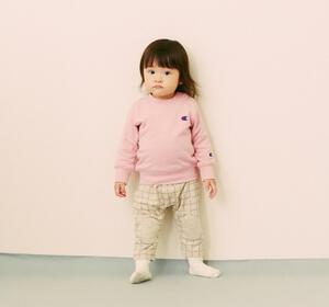Champion チャンピオン 長袖トレーナー ピンク×80cmベビーザらス限定