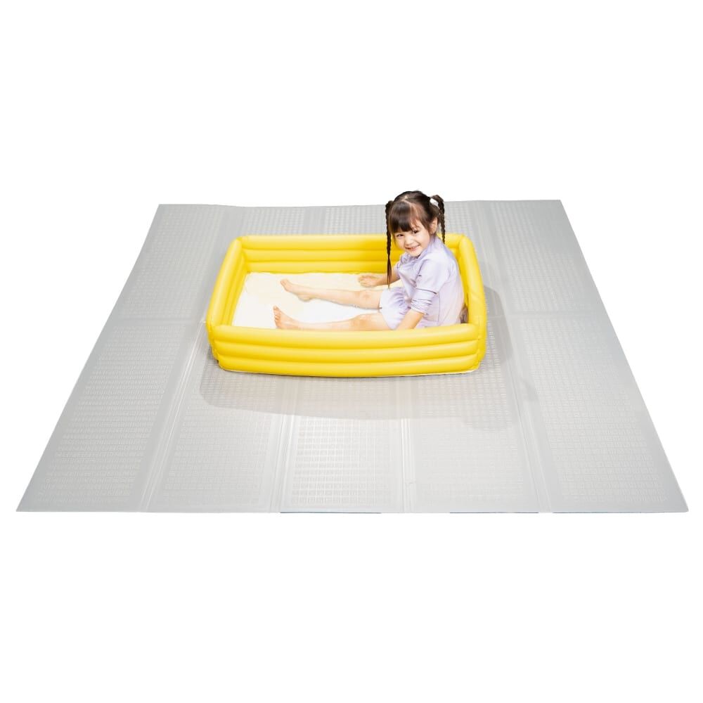 折りたためるプールマット リバーシブル 200×180cm レジャーシート